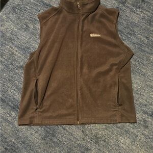 Columbia Brown Fleece Vest